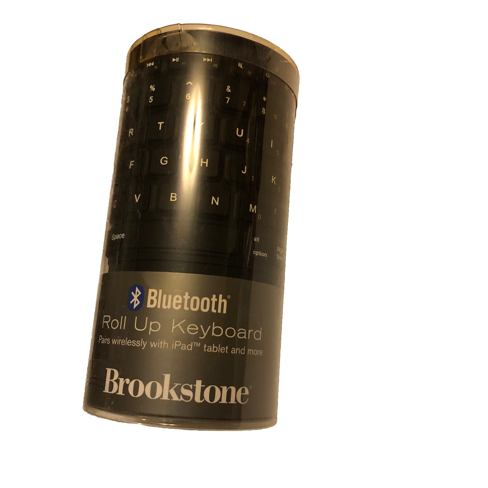 Brookstone Bluetooth Keyboard Flexible, Roll-up Model # 682369              @G