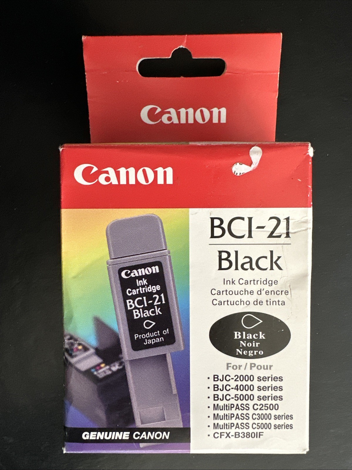 Canon BCI-21 Genuine Black Ink Cartridge