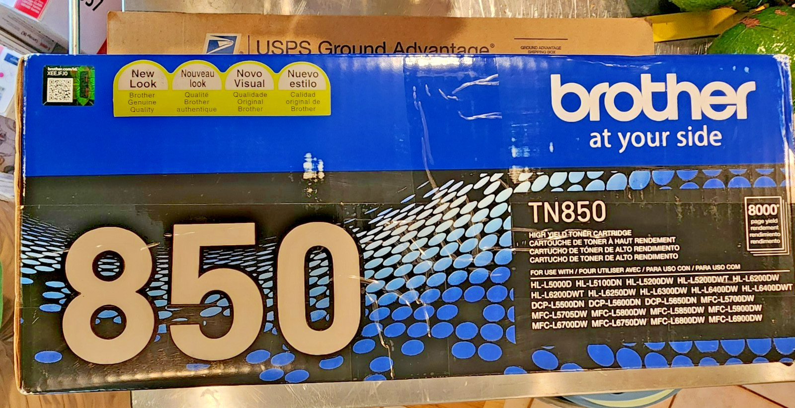 Brother TN850 High Yield Black Toner Cartridge Genuine New Sealed Box 