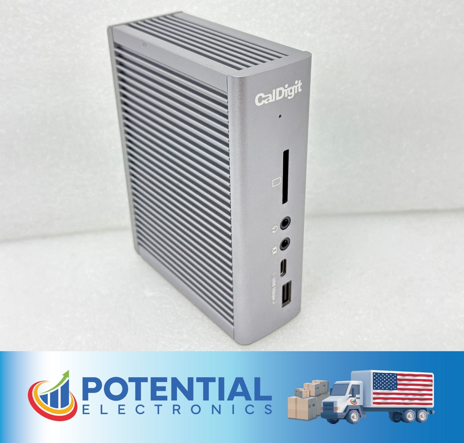 Pre Owned | CalDigit TS3 Plus Thunderbolt 3 Docking Station Only - Silver