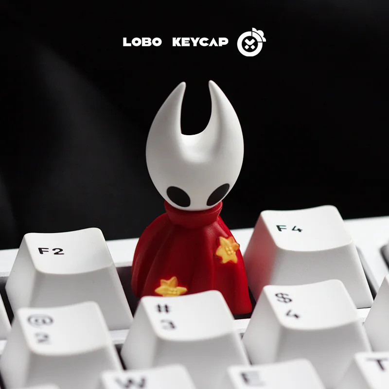 Hollow Knight Hornet Keycap Transparent Resin Kawaii Keycap for Mechanical Keybo