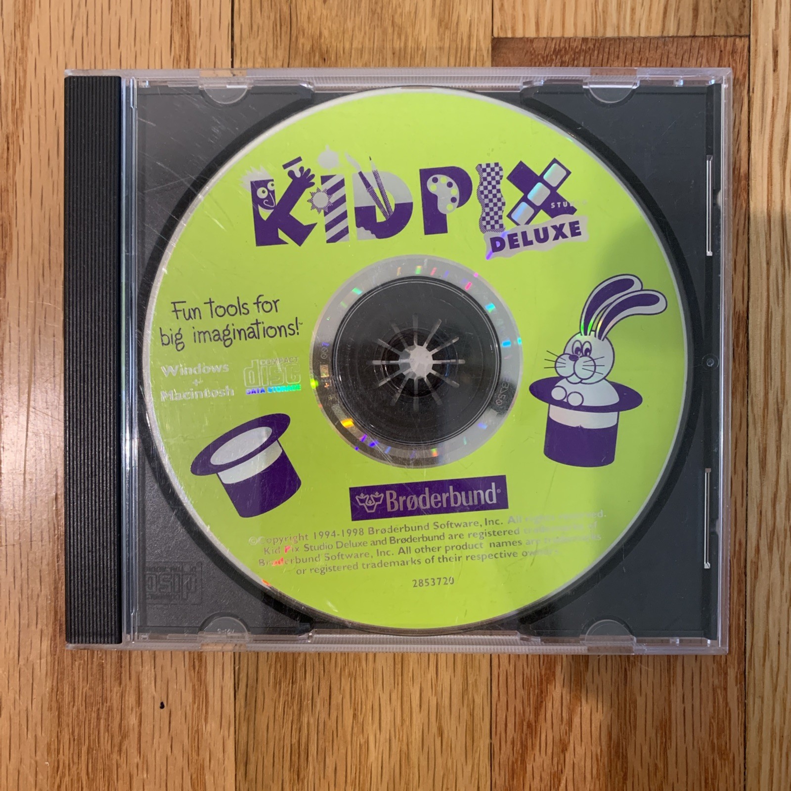 Kid Pix Deluxe Studio (94-98) CD-ROM for Windows and Mac
