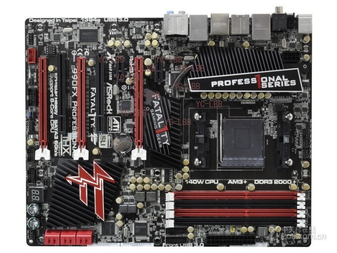 For ASROCK 990FX PROFESSIONAL motherboard 990FX AM3/3+ 4*DDR3 32G ATX tested ok