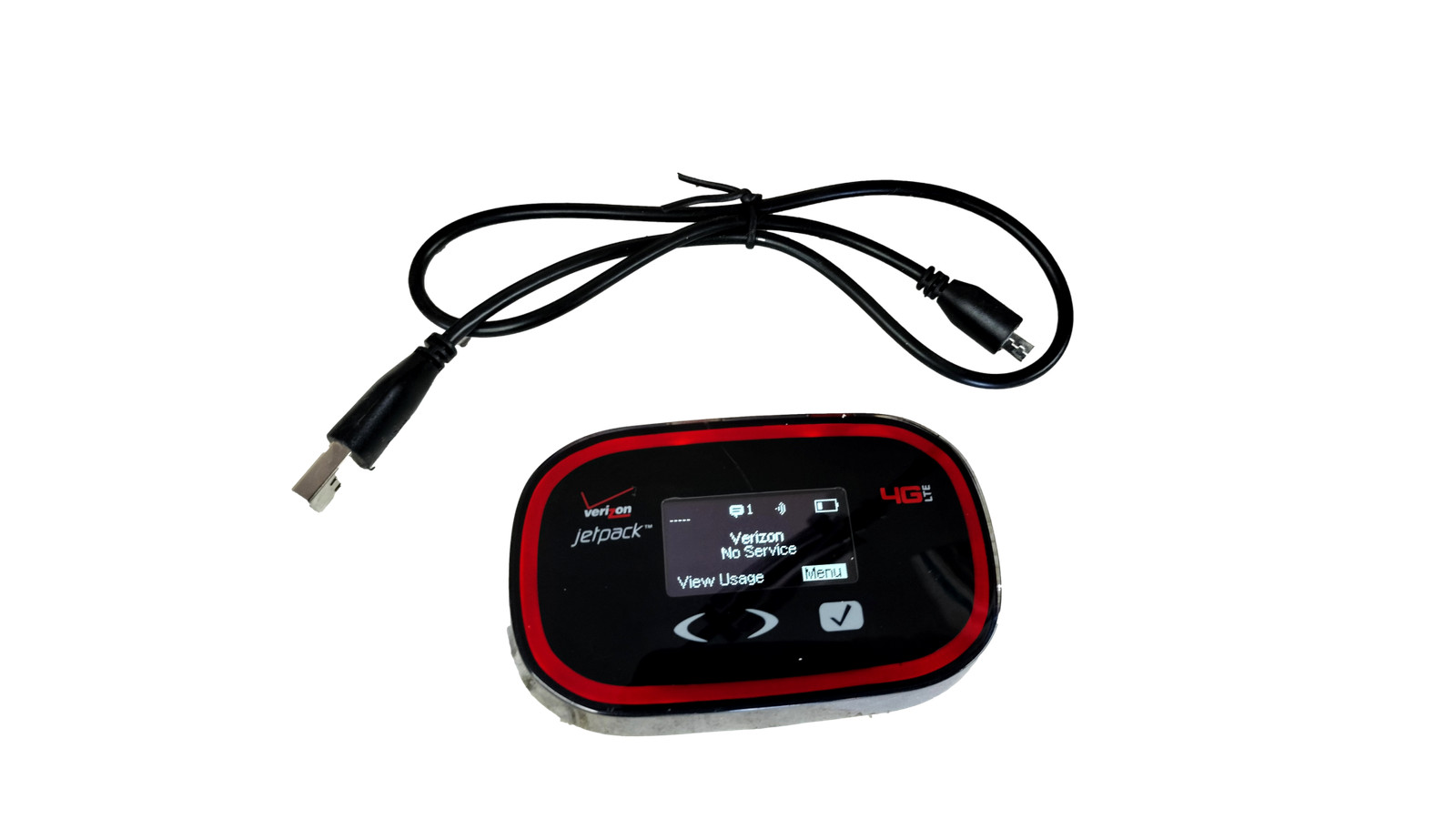 Novatel Verizon Jetpack MiFi 5510L 4G LTE Mobile Wi-Fi Hotspot Modem w/ Cable