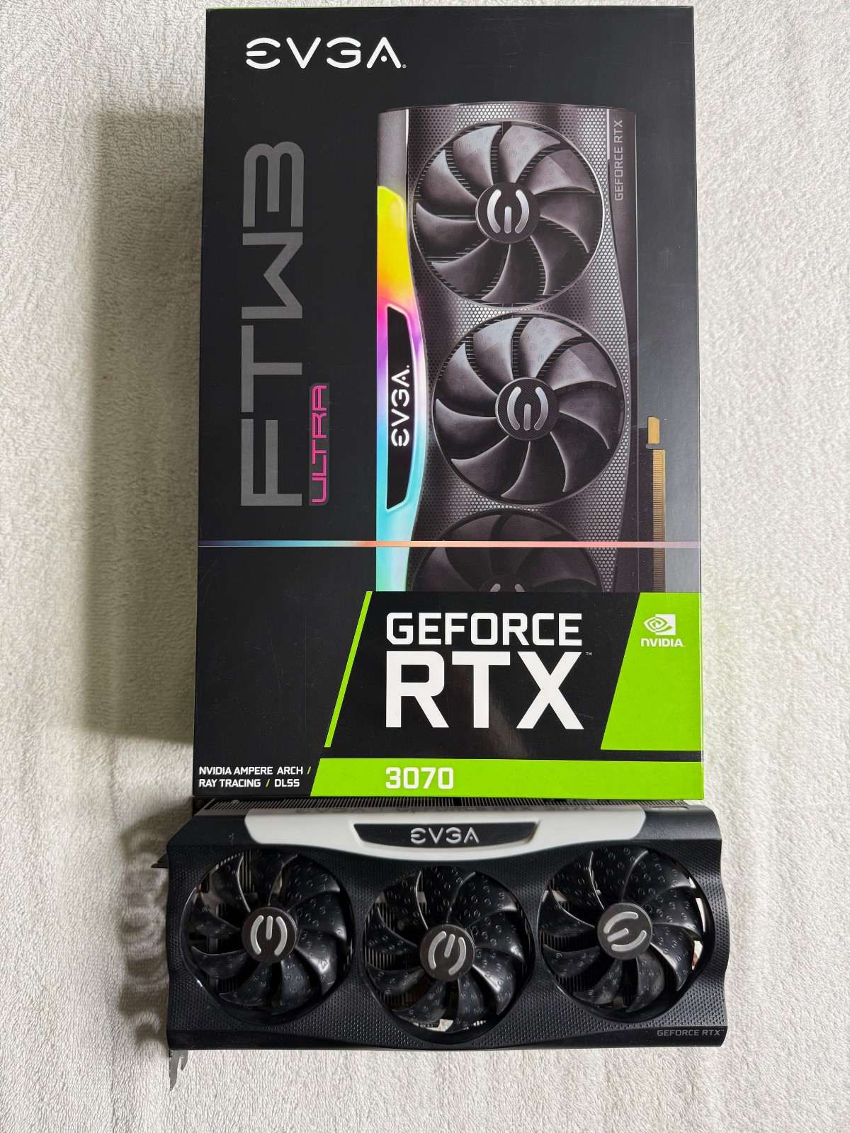 EVGA GeForce RTX 3070 FTW3 ULTRA 8GB GDDR6 Graphics Card 08G-P5-3767-KR