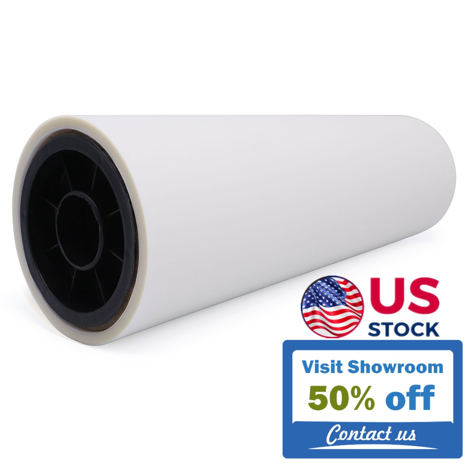 Local Pick-up 17'' x 328' PET DTF Transfer Film Premium Roll for Cotton Fabric