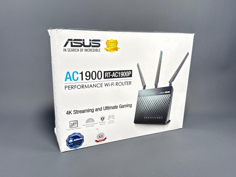 ASUS RT-AC1900P Dual Band Gigabit WiFi Router AiMesh Gaming Streaming
