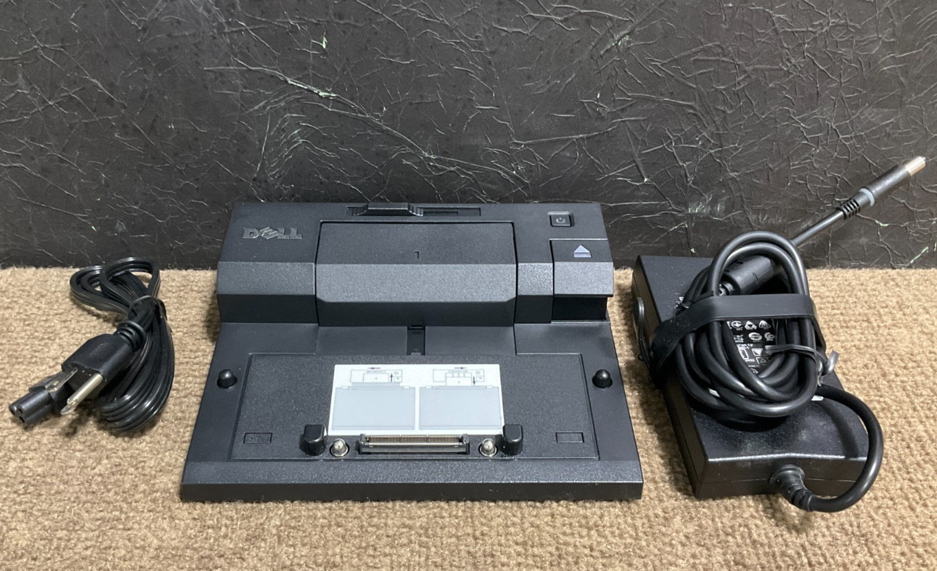 Dell E-Port Simple Port Replicator II Dock SPR II 130  VTMC3 ✅❤️️✅❤️️ New