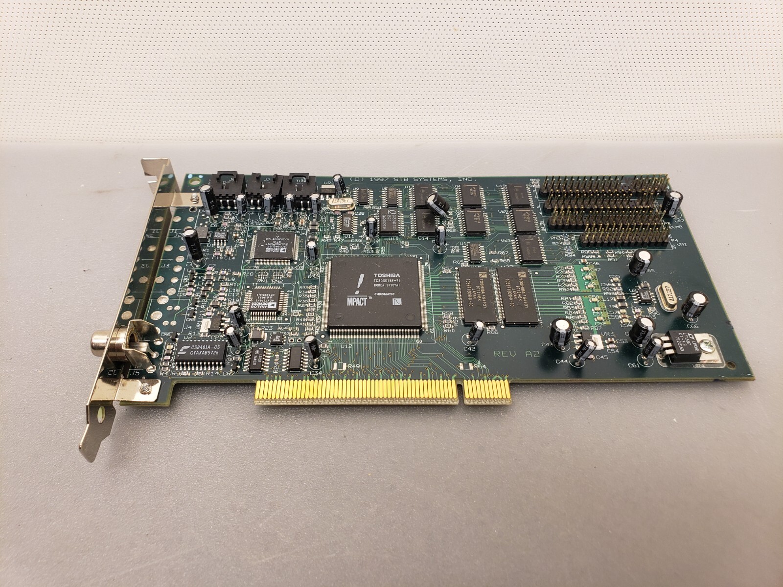 Vintage Toshiba STB Systems Mpact 1X0-0527-305 210-0255-001-A2 DVD PCI Card