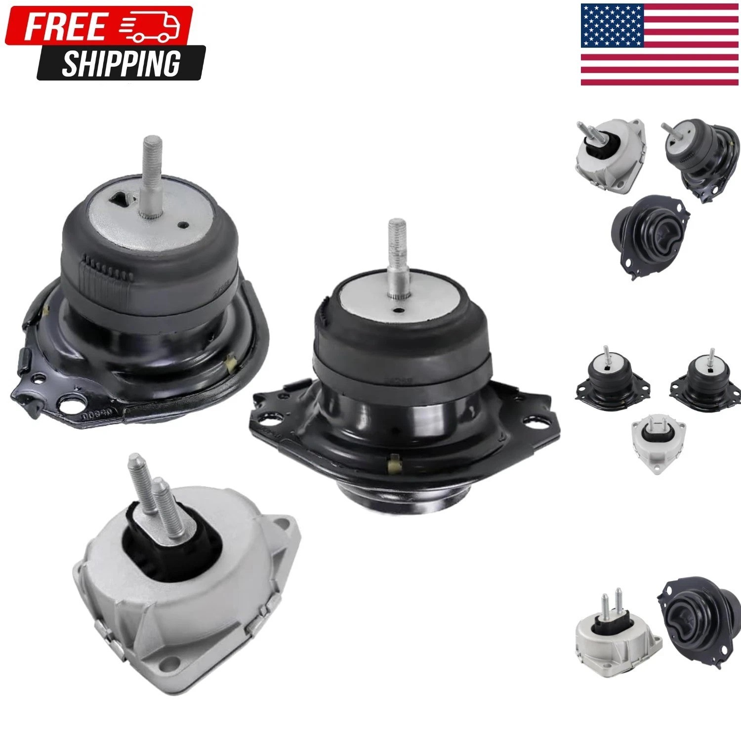 3PCS Engine Motor and Transmission Mount Set fit for Grand Cherokee 2011-2019...