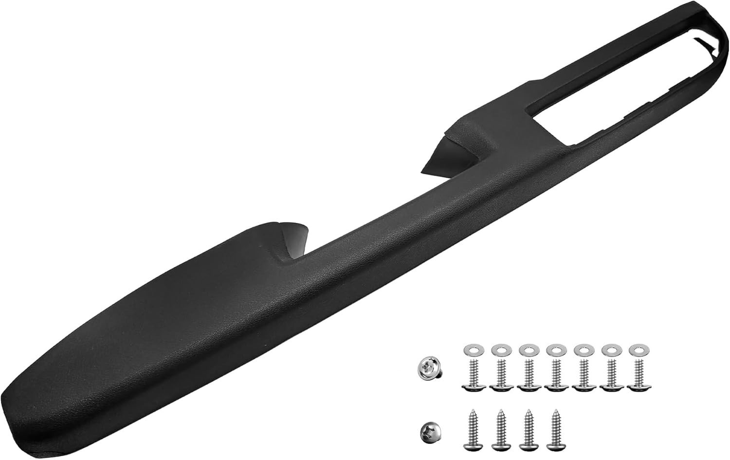 80994 Front Armrest Repair Driver Side with Door Release Side, Black 