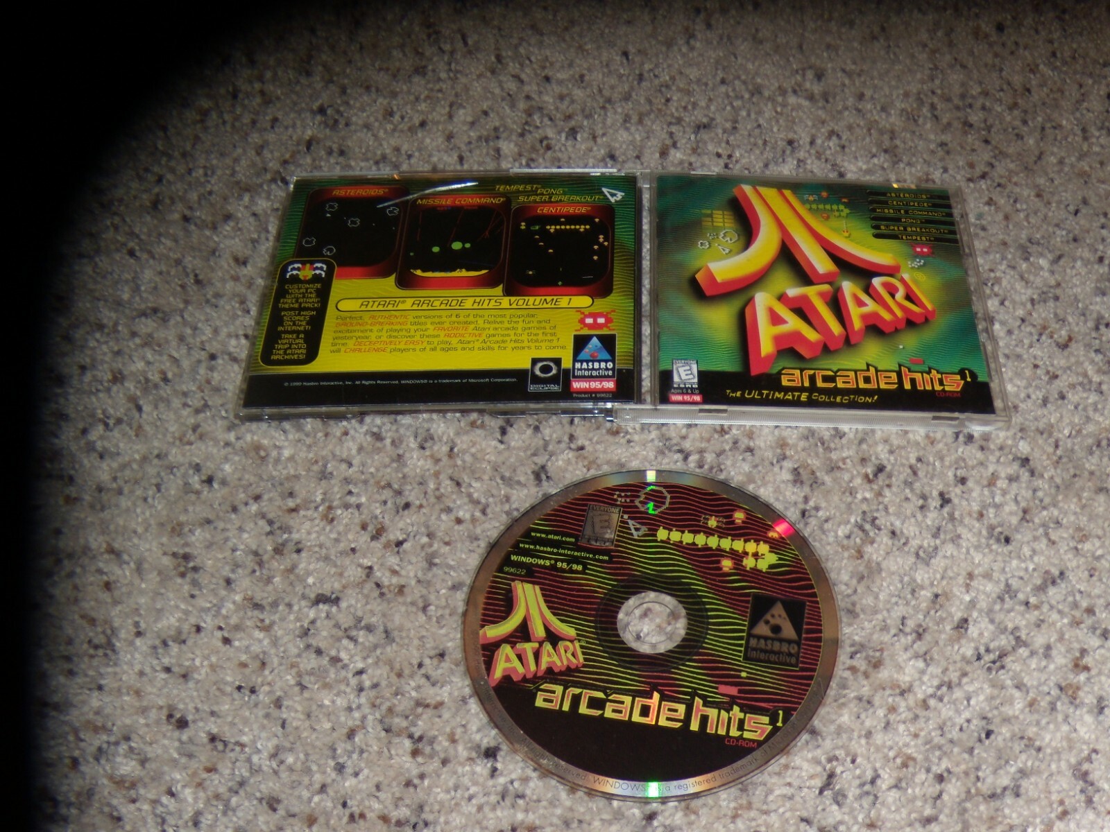 Atari Arcade Hits 1 (PC, 1999) Game