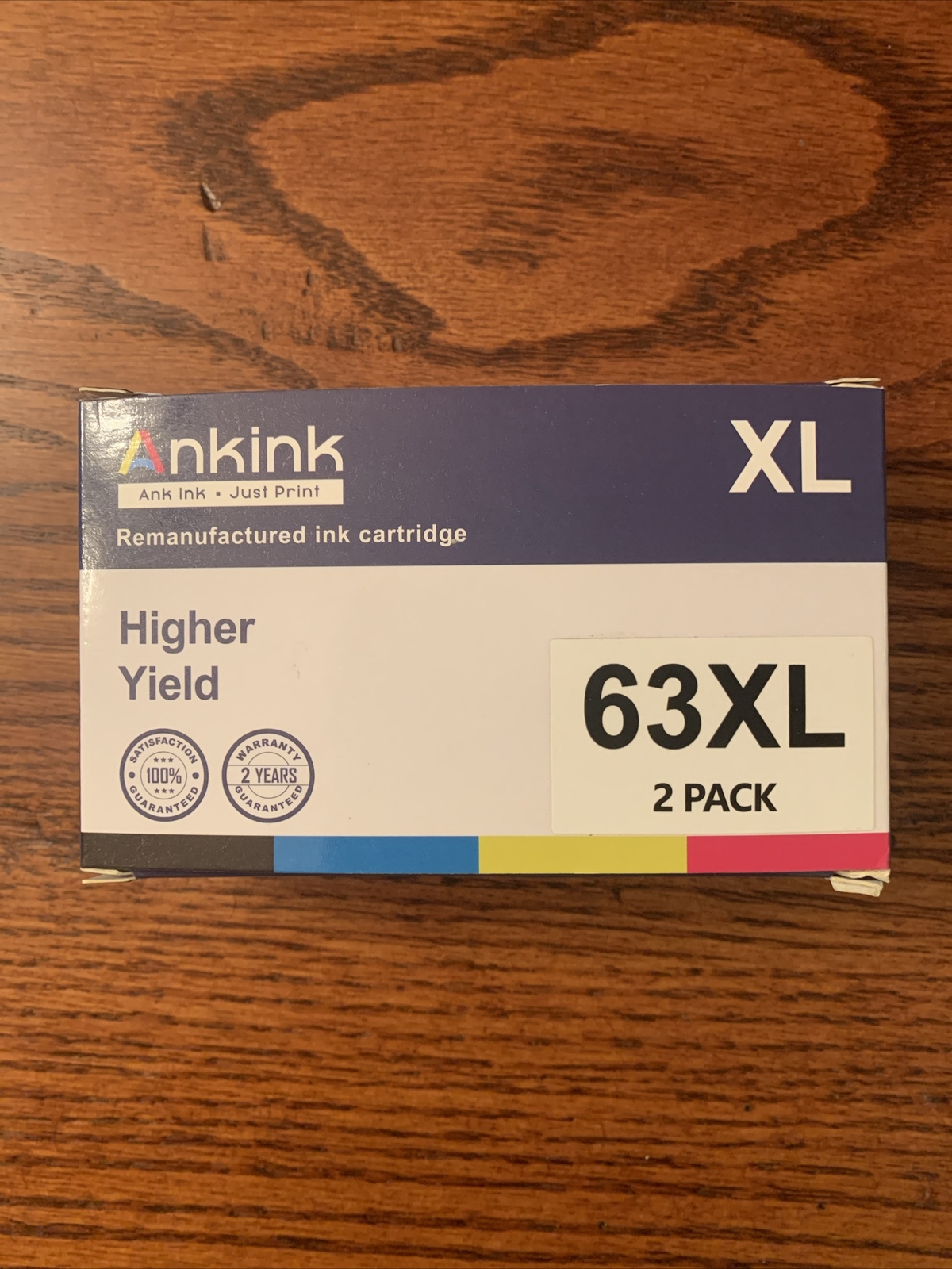 Ankink Higher Yield 63XL Ink Cartridge Combo 2 Pack