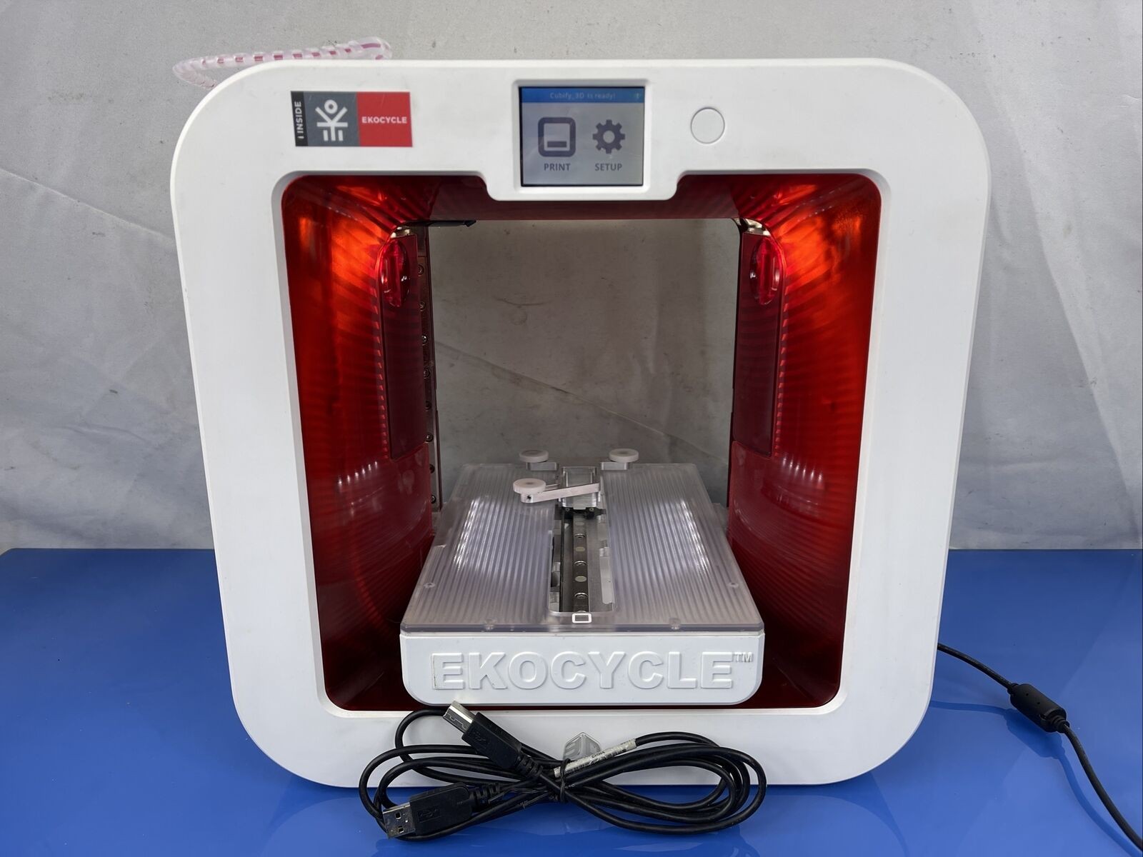 The EKOCYCLE Cube Personal 3D Printer Recycle & Remake