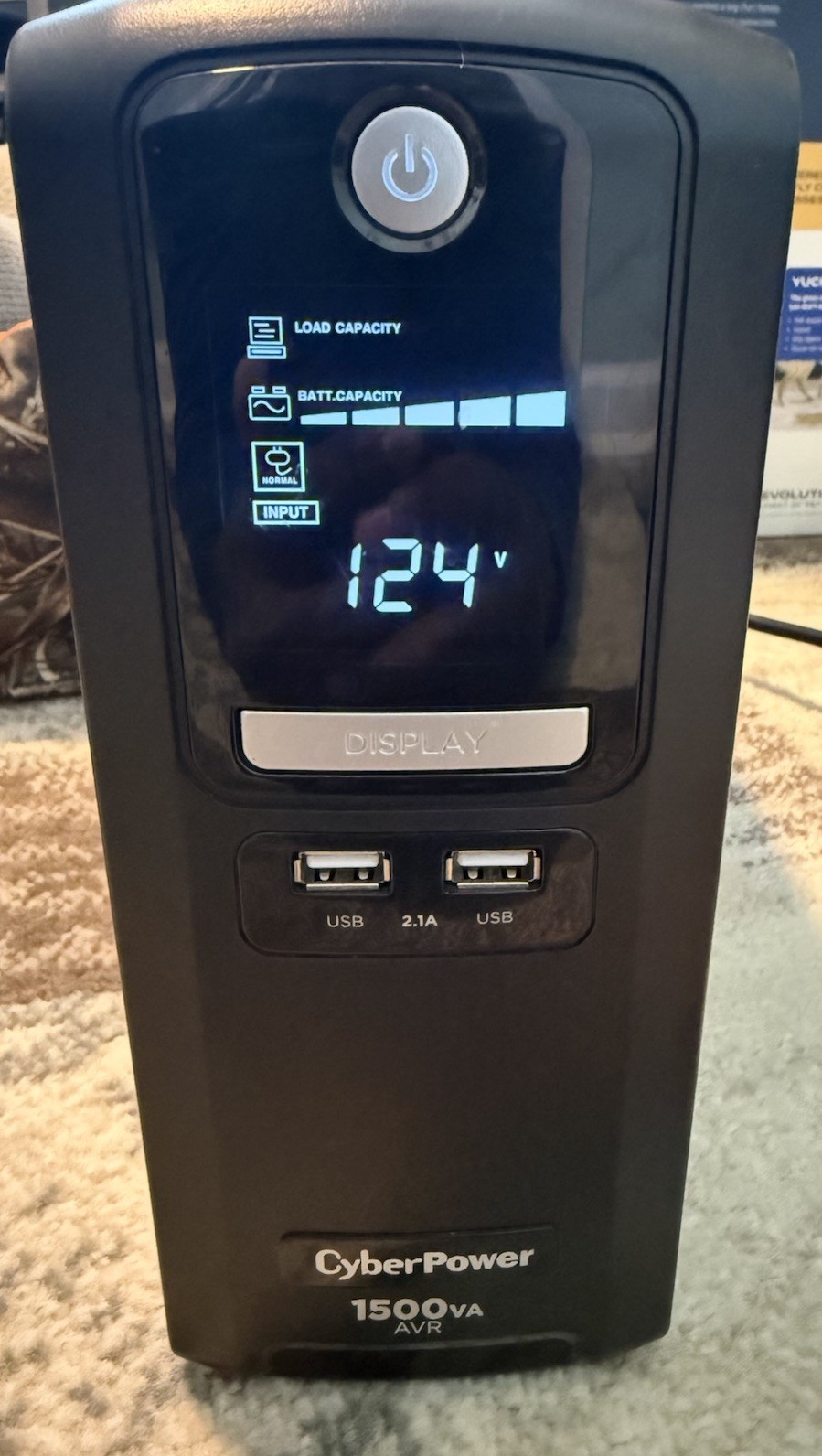 CyberPower 1500VA LX1500GU AVR Power Supply 10 Outlets Batteries NOT Included 