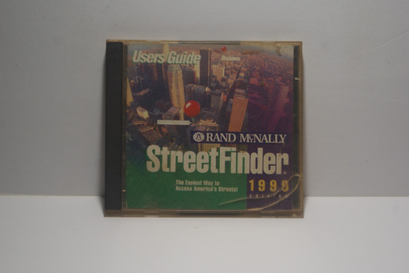 Rand Mcnally StreetFinder 1999 CD Software Vintage HTF 2 Disc
