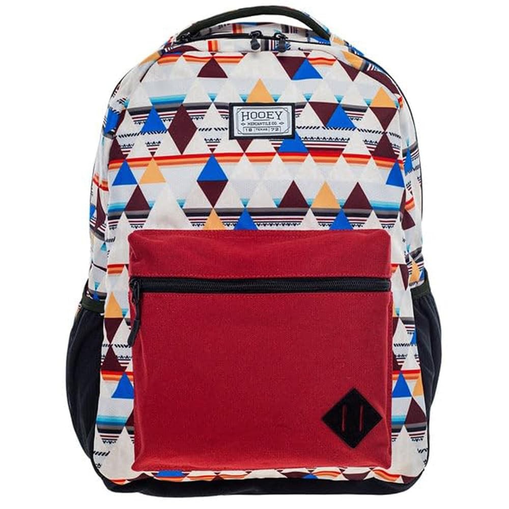 Cream Burgundy Backpack Padded Laptop Sleeve Detachable Rain Cover 25 Liters