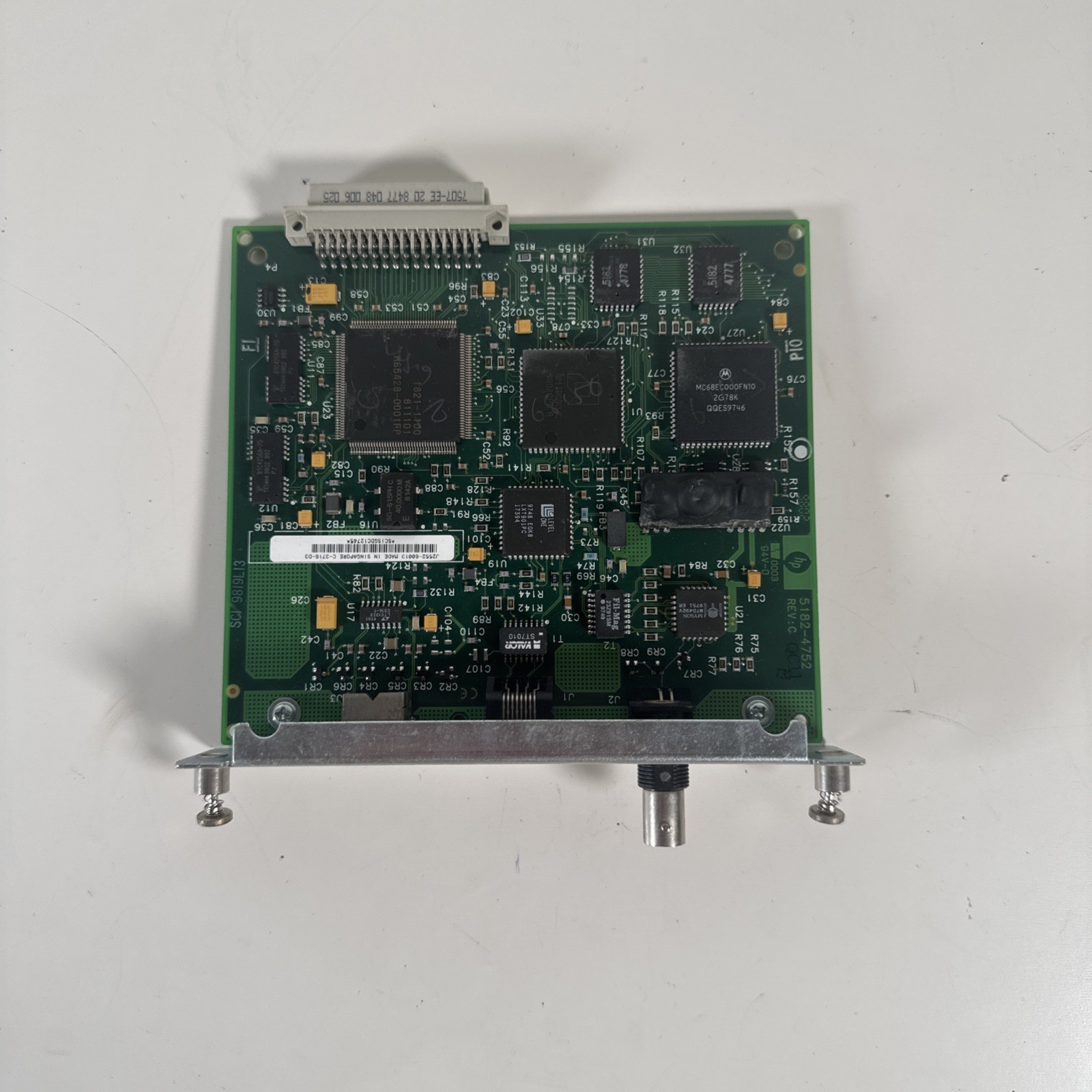 HP JetDirect C-3710-D3 Ethernet 10 Base T Networking Adapter Card J2552-60013