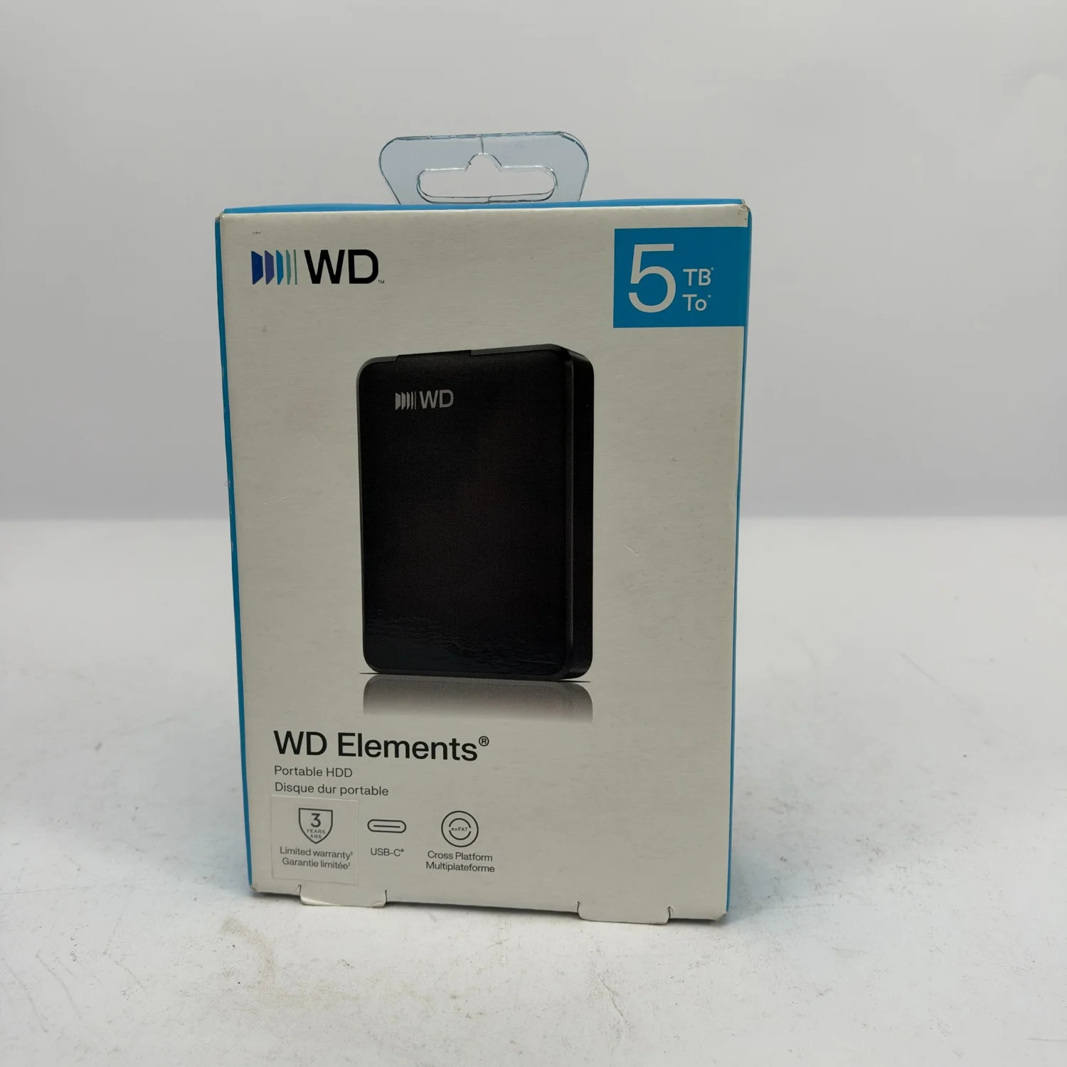 New Western Digital WD Elements 5TB External HDD USB 3.0 Portable Hard Drive 