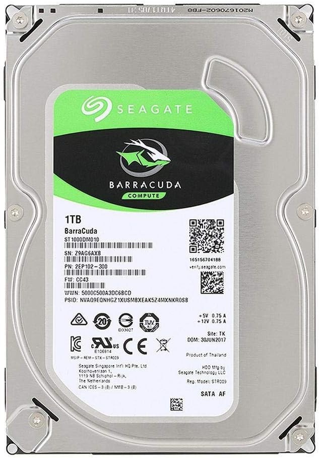 FOR Seagate BarraCuda 1TB ST1000DM010 Internal SATA 3.5" 64MB Cache Hard Drive