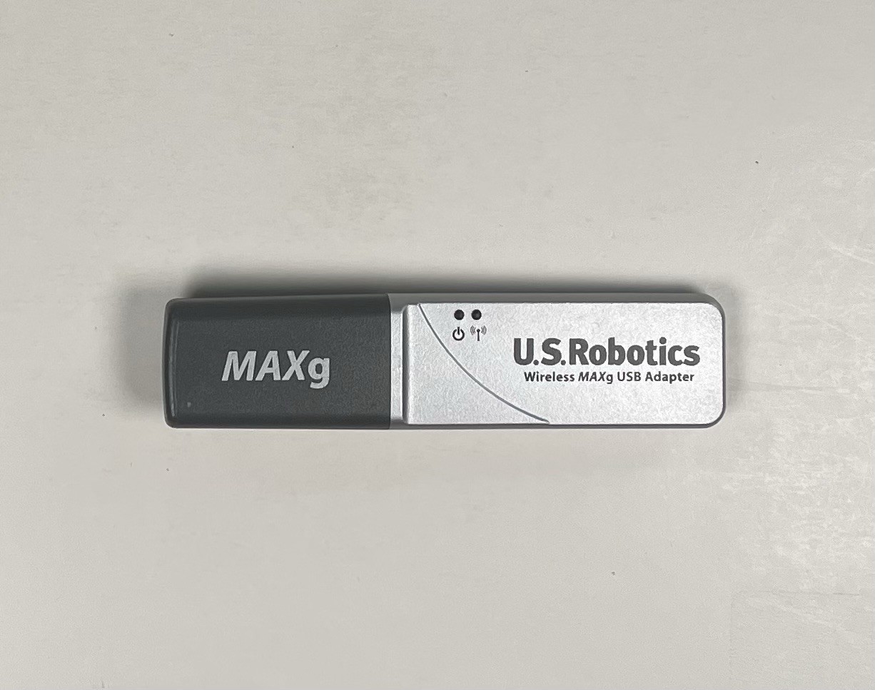 US Robotics Wireless MAXg USB 2.0 Adapter 125 Mbps 802.11b/g #5421