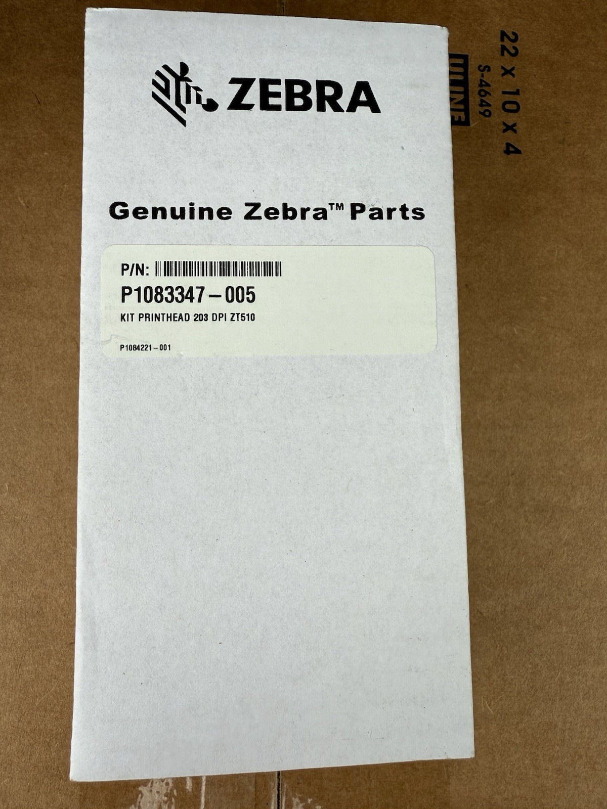 Zebra ZT510 Thermal Printhead 203DPI, P1083347-005 NEW OEM