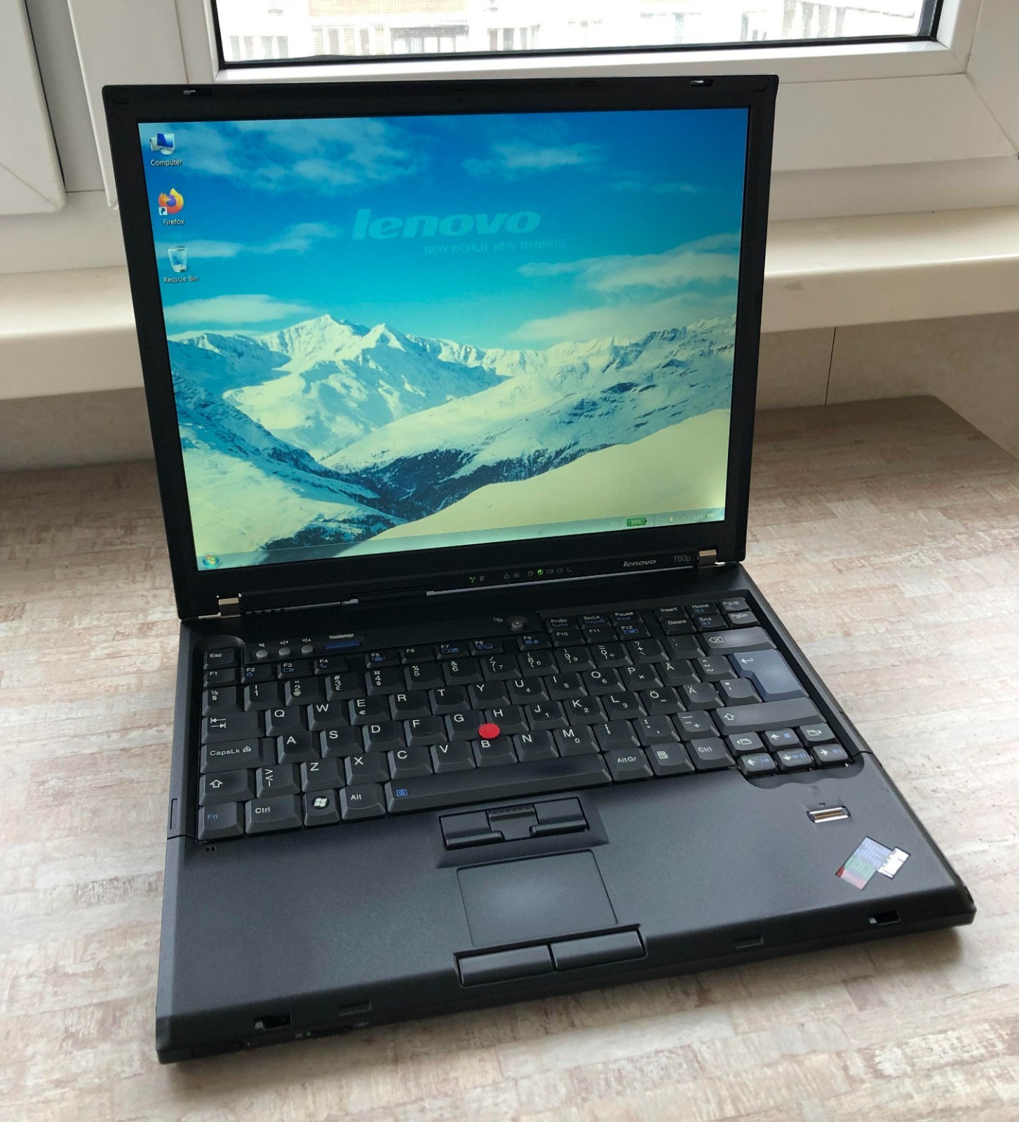 Lenovo Thinkpad T60 Laptop Fresh Install 32Bit XP,  Office2010 3GB GdBatWkGr8 3b