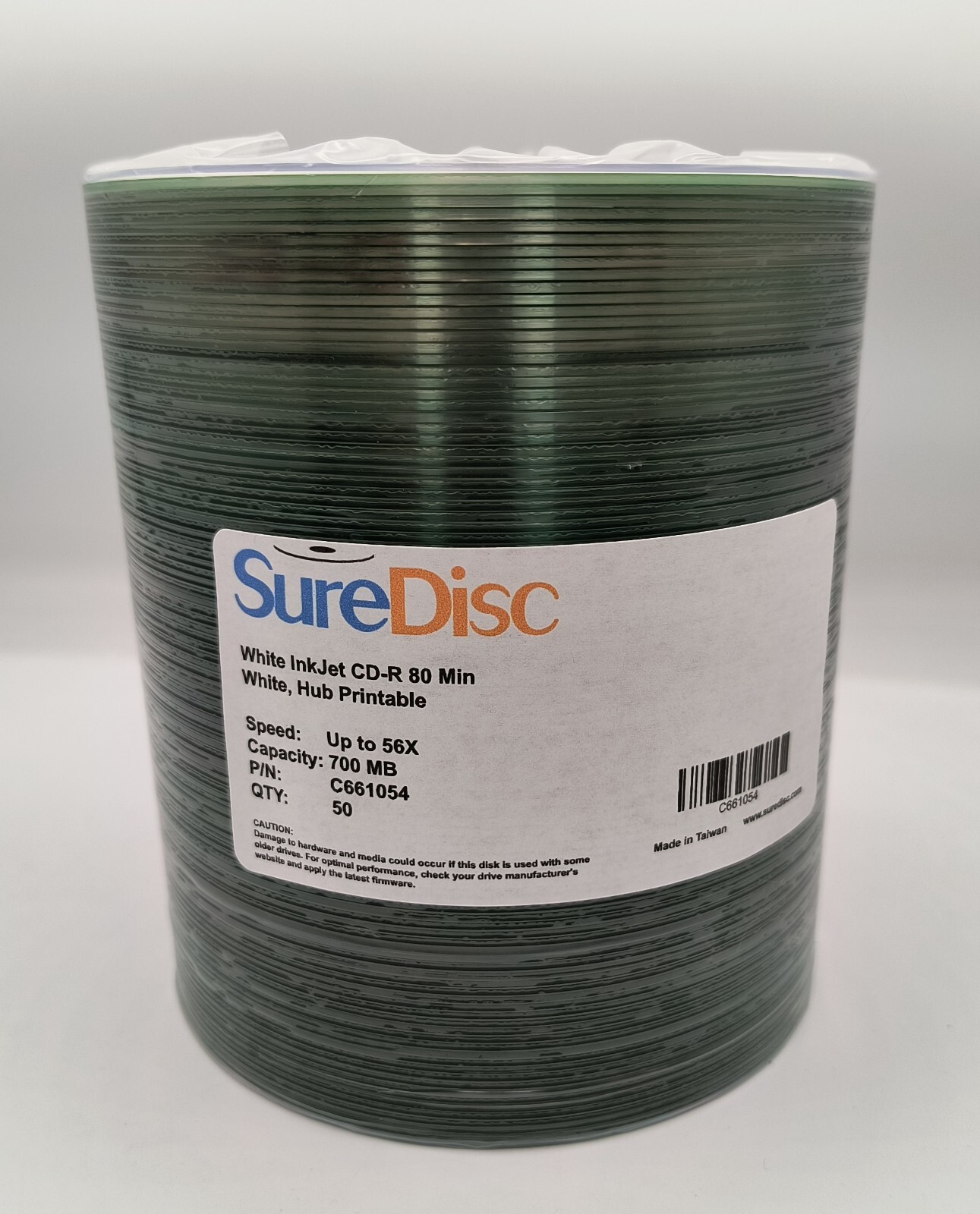 1 case of 300 blank SureDisc CD-R New in Cello Wrap