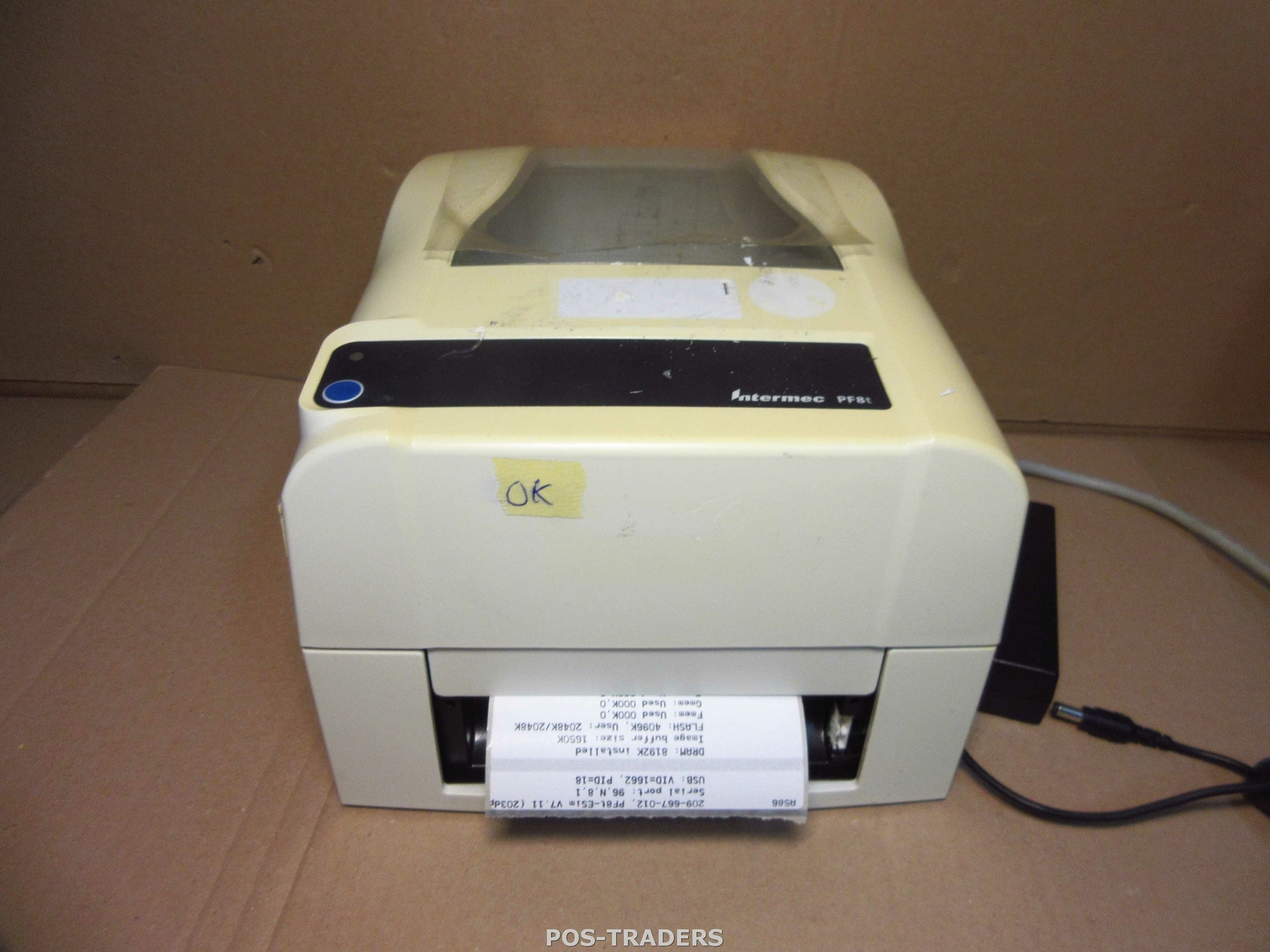 INTERMEC PF8T USB Thermal 104mm Barcode Label Printer Printer TESTED OK + PSU