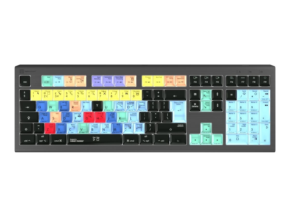 LogicKeyboard Cubase / Nuendo Astra 2 Keyboard Mac LKB-CBASE-A2M-UK