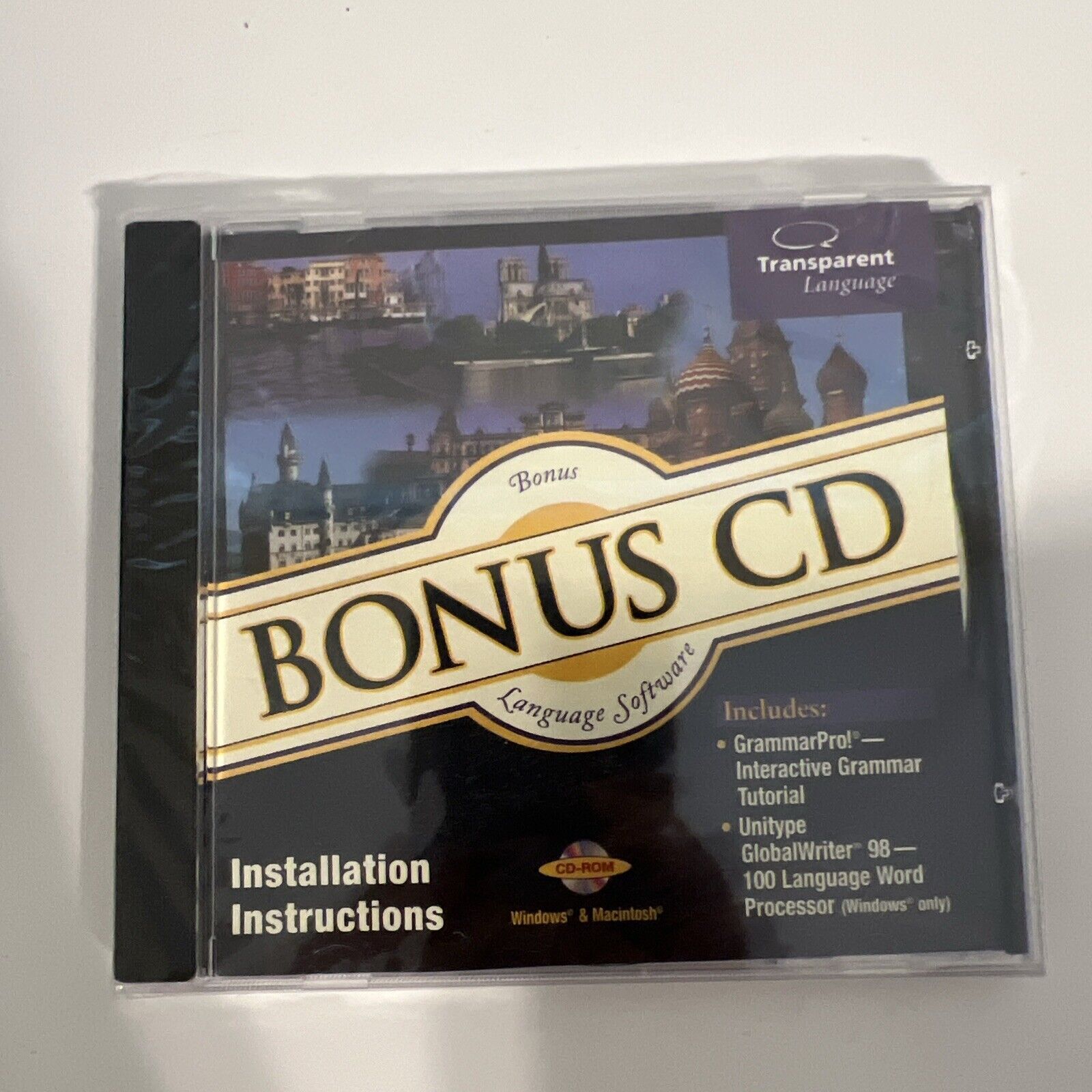 Transparent Language Bonus CD CD-Rom  Software