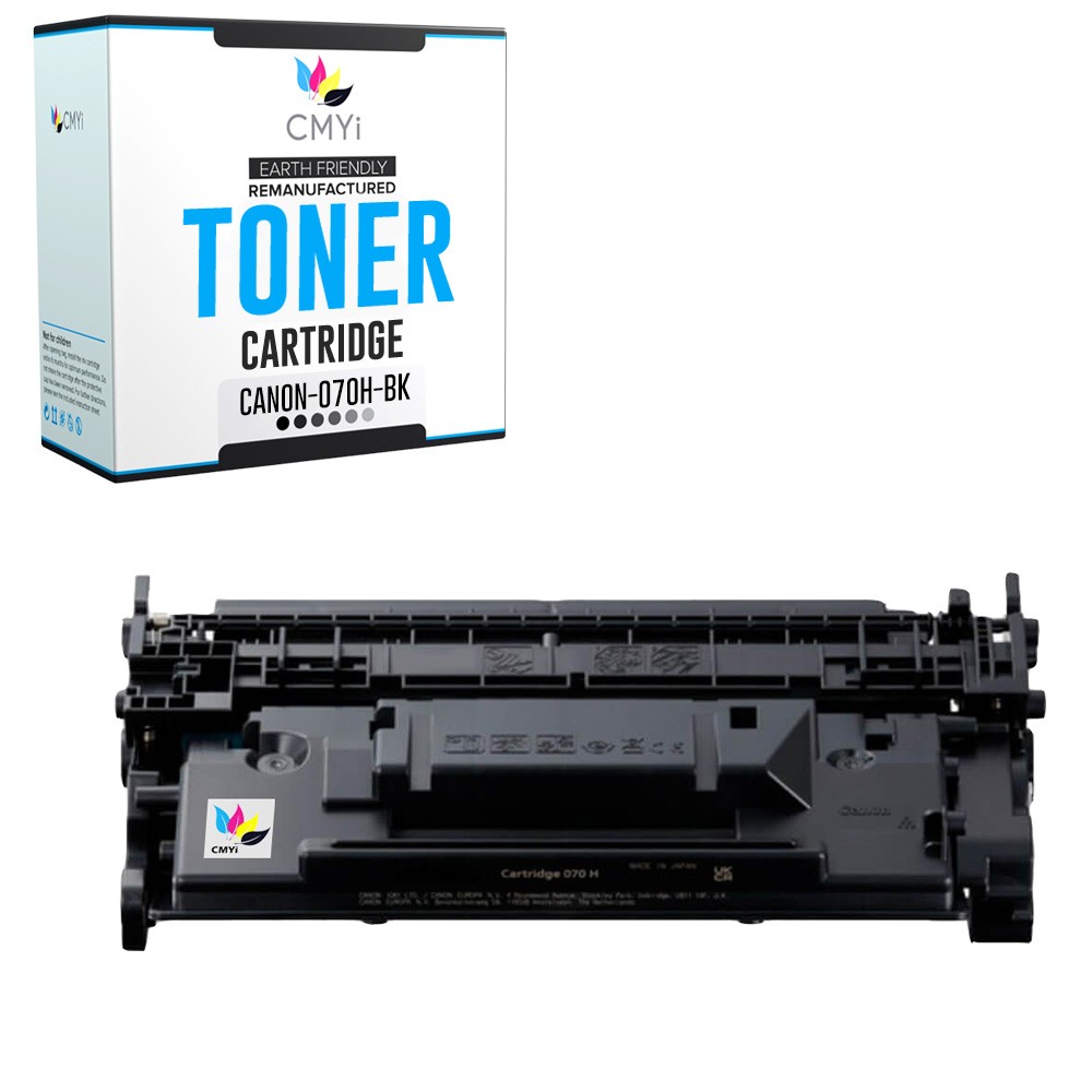 CMYi 1-Pack Replacement 070H Black Toner Cartridge for Canon i-SENSYS LBP243dw
