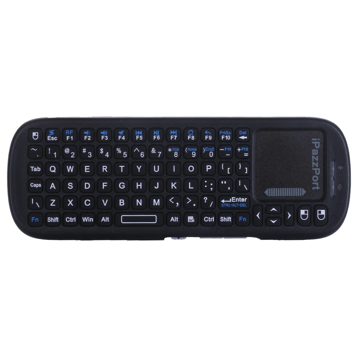 iPazzPort 2.4G+Bluetooth Wireless Mini Keyboard with Touchpad and Mouse Compact
