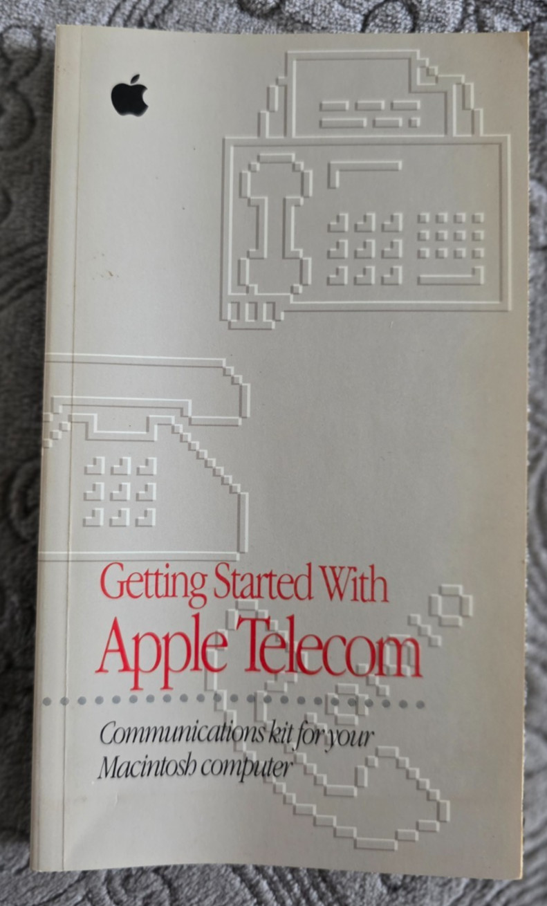 Apple Telecom Getting Started Guide ~ Macintosh Manual ~ 1996 Apple Computer Inc