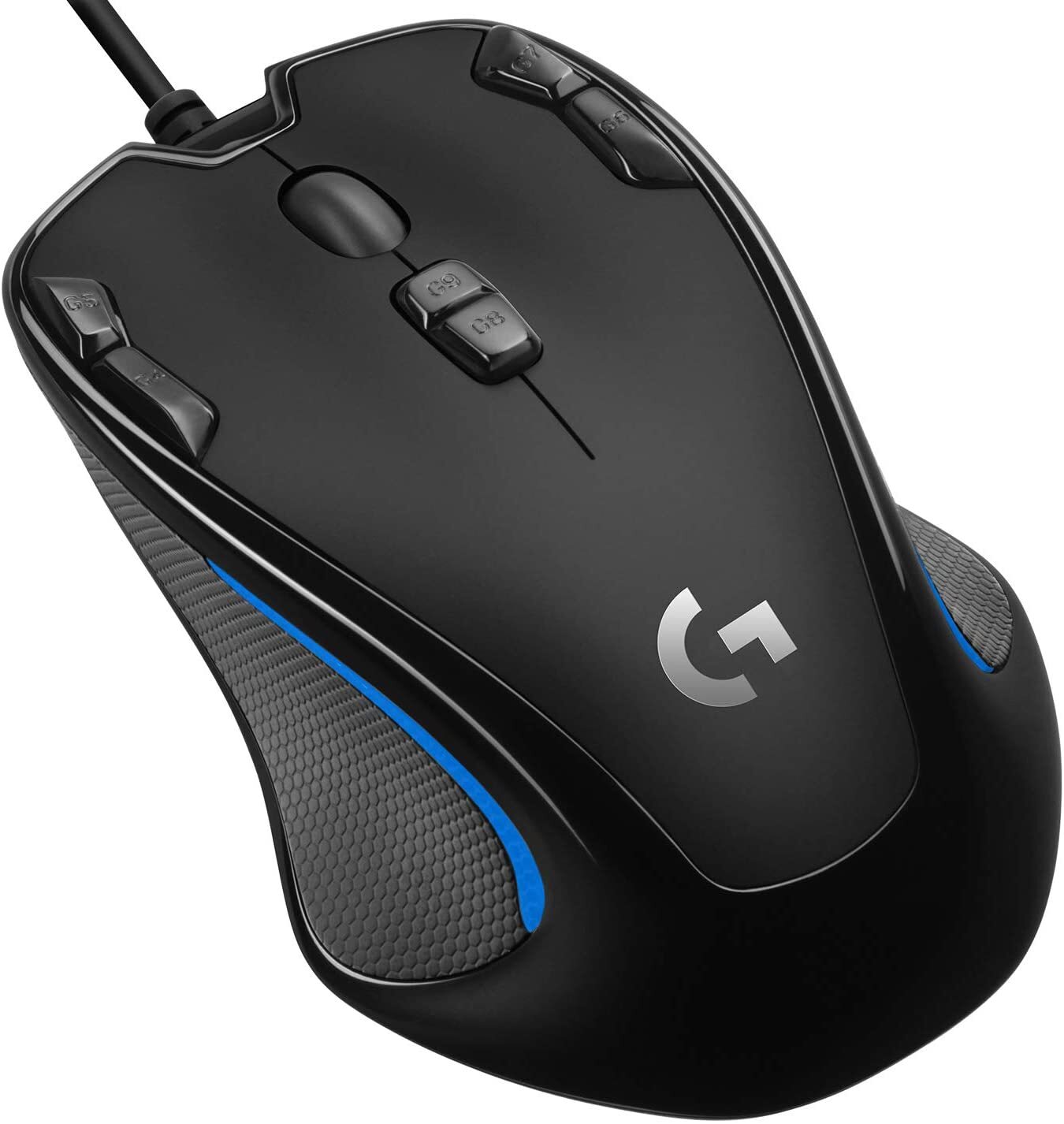 Logitech G300s Optical Ambidextrous Gaming Mouse  9 Programmable Buttons