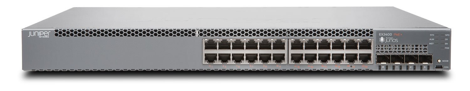Juniper EX Series EX3400-24P 24 Port Switch