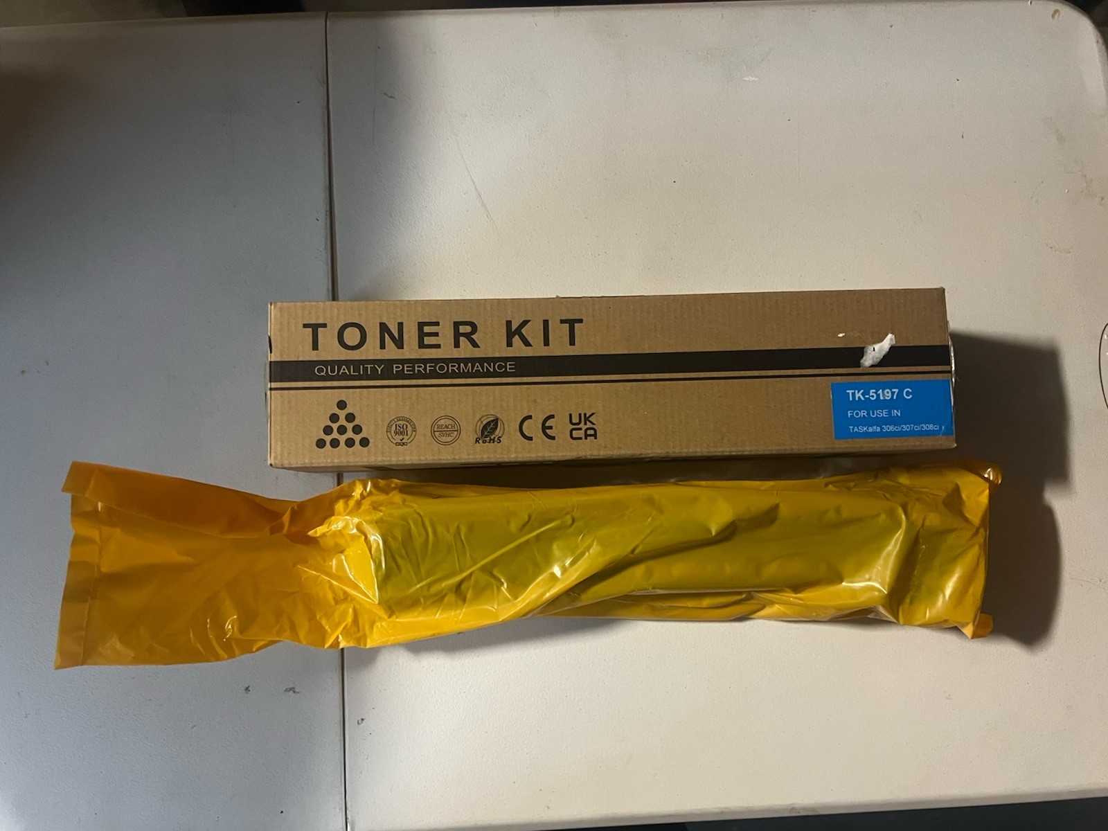 1PK TK-5197 C Cyan Toner Compatible for Copystar 306ci, 307ci, 308ci