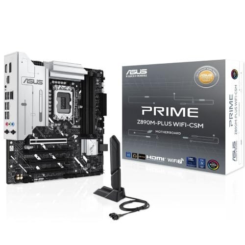 ASUS PRIME Z890M-PLUS WIFI-CSM intel LGA1851 Z890 DDR5 ATX Motherboard