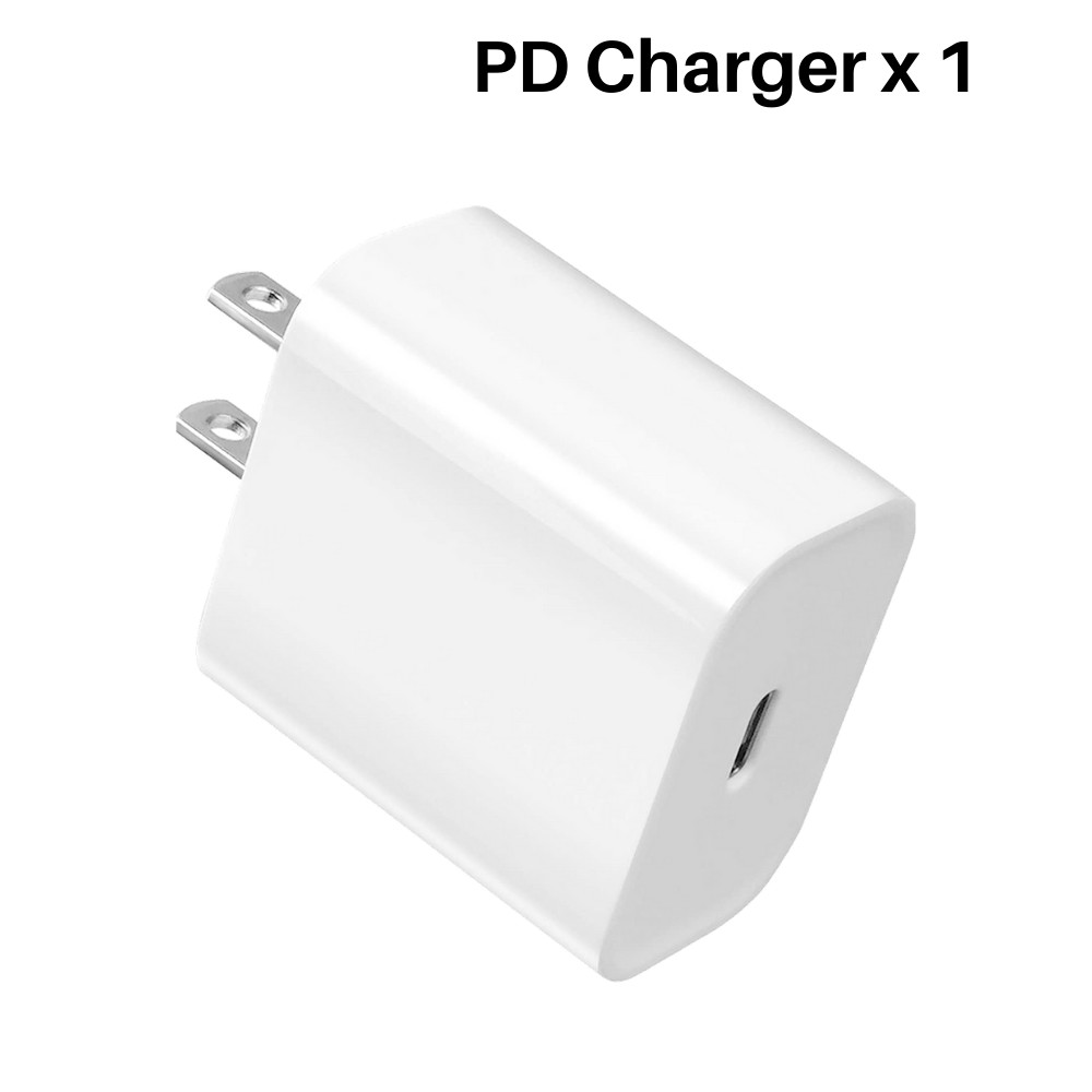20W USB-C Power Adapter Block for iPhone iPad Android Fast Charger Cube Block