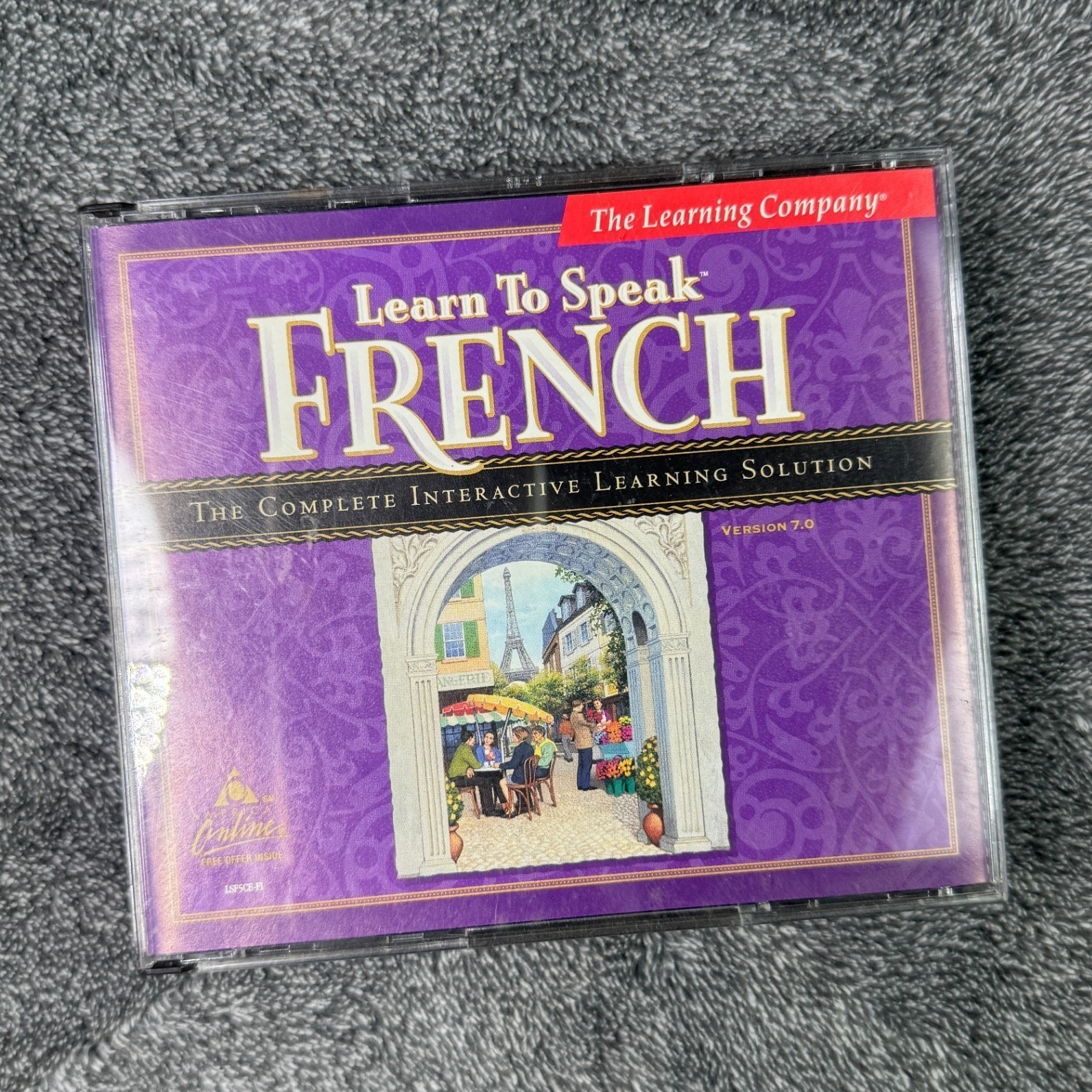 Learn To Speak French Version 7.0 The Learning Company 3-CD ROM Windows PC 1998