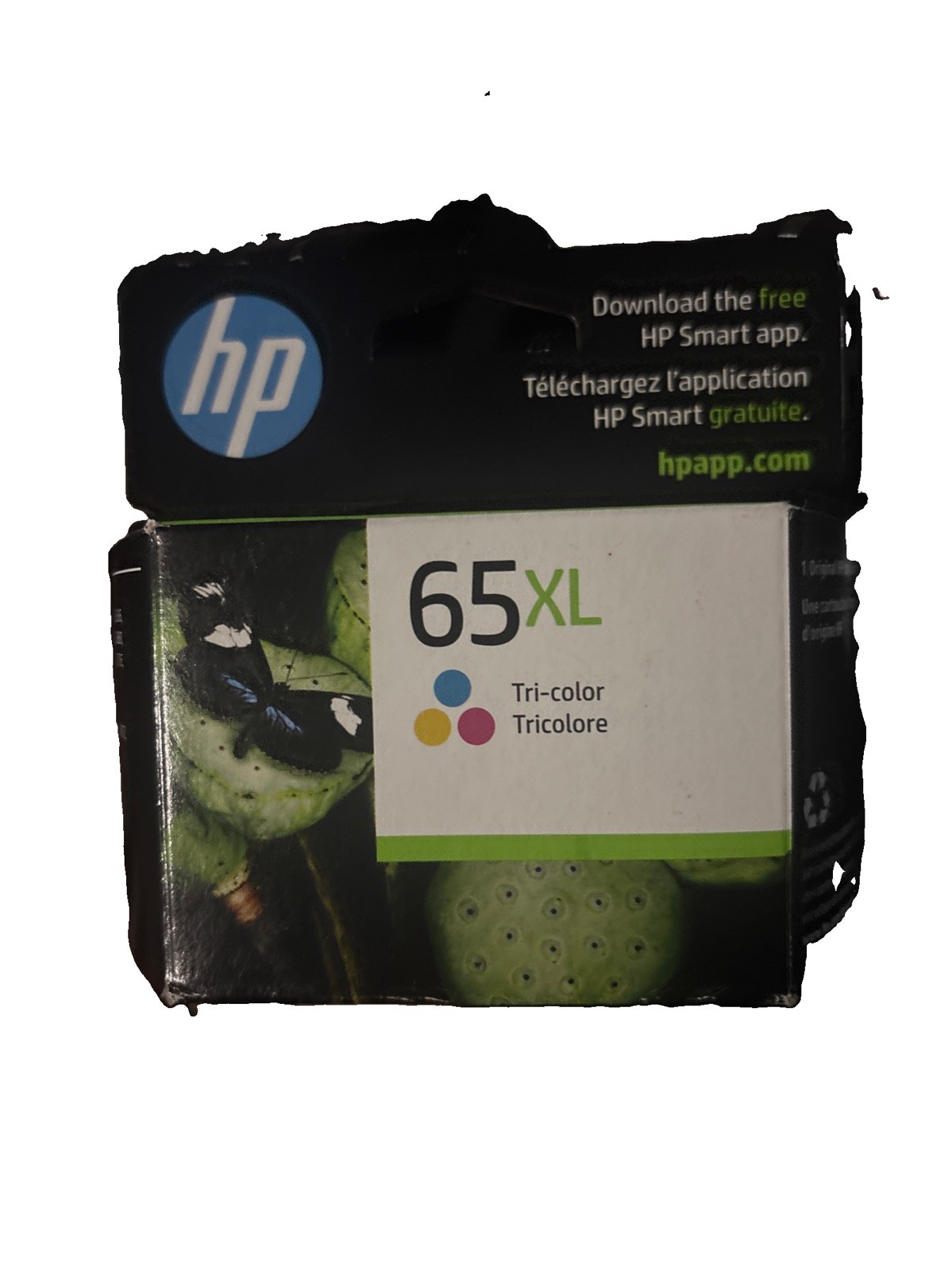 Genuine HP 65XL (N9K03AN) Tri Color Ink Cartridge New HP 65 XL Exp. 2026