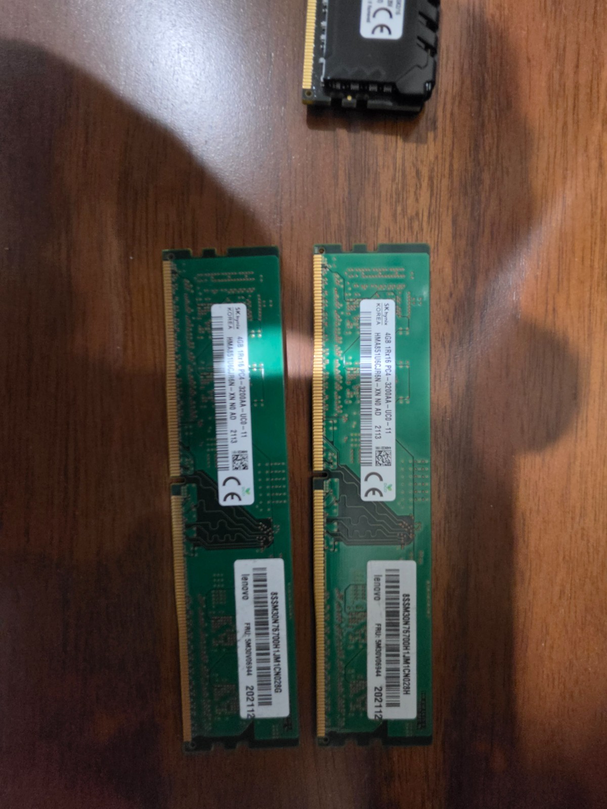 sk hynix 8gb 1rx16 pc4 3200aa lenovo