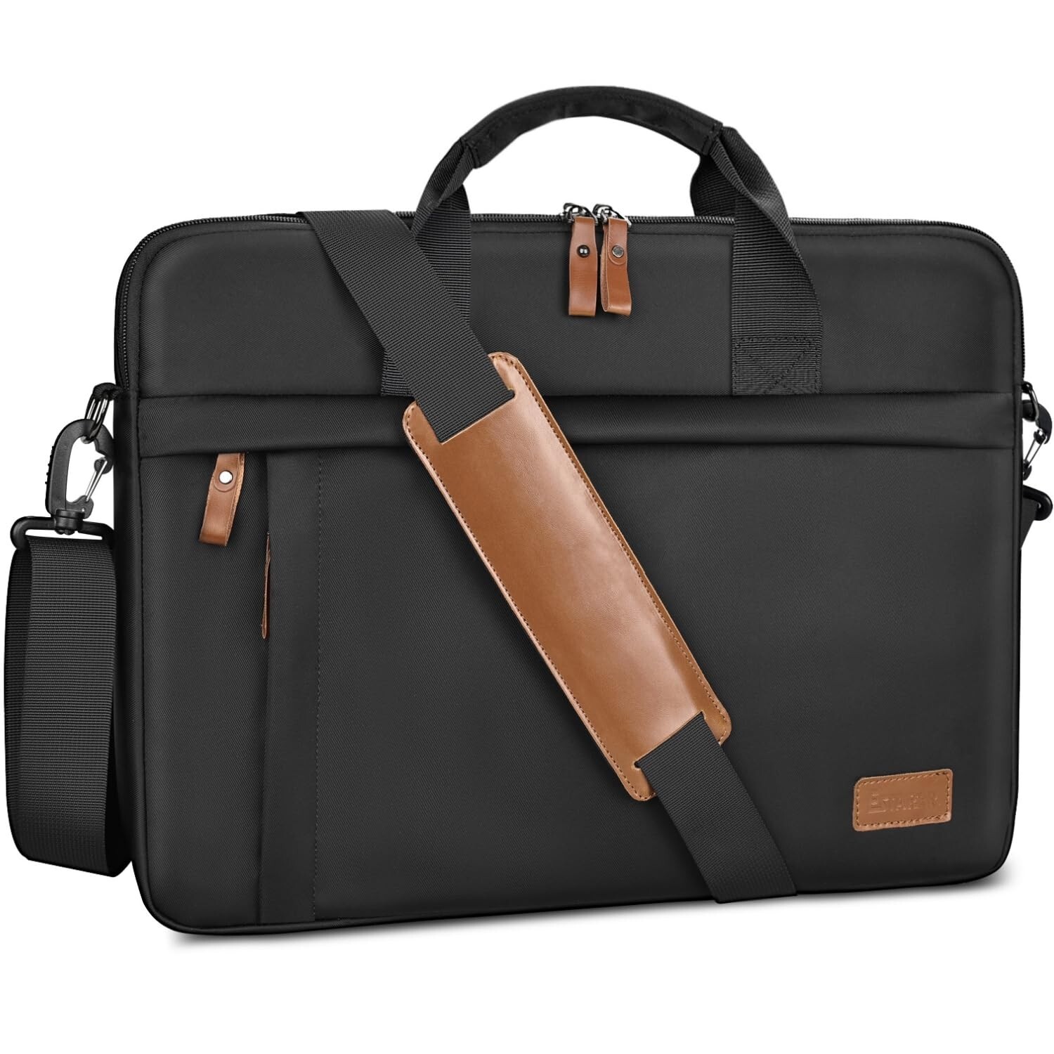 ESTARER Laptop Bag 17-17.3 Inch, Computer Bags for Men Water-resistant Nylon ...