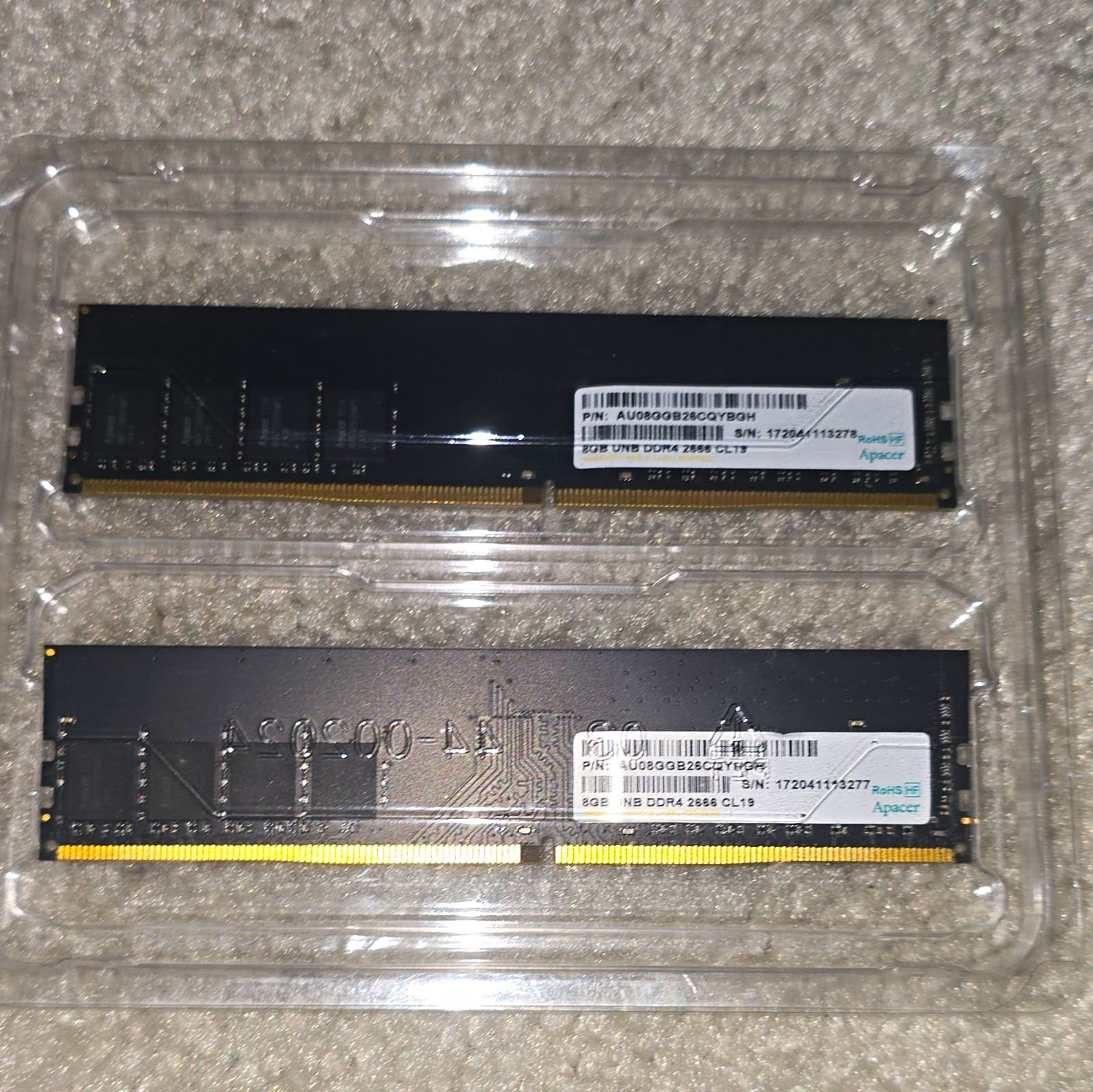 Apacer 16GB (2x8GB) DDR4 2666MHz CL19 RAM Memory