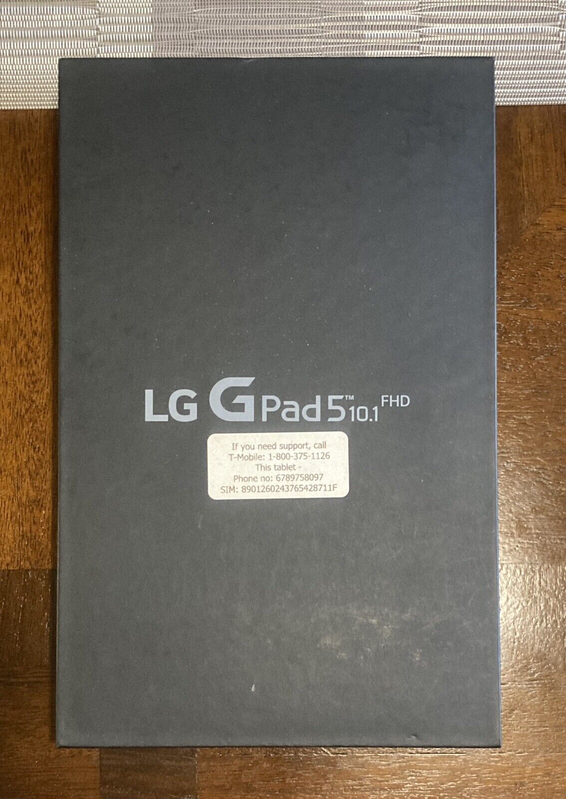 LG GPad 5 - 32GB LMT600 10.1\'\' Wi-Fi+ Tablet T-Mobile 4G LTE Silver NOB