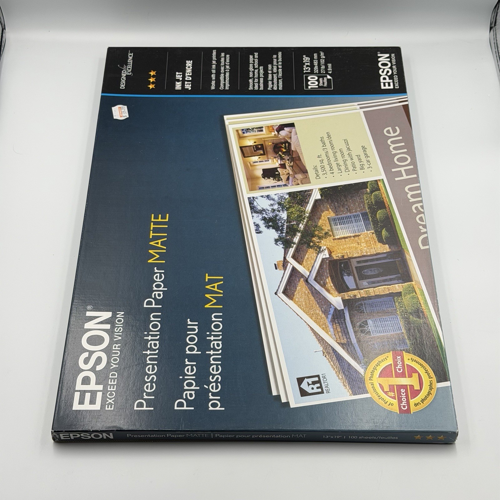 Epson Matte A3+ 13x19 Presentation Photo Paper - 100 Sheets BRAND NEW