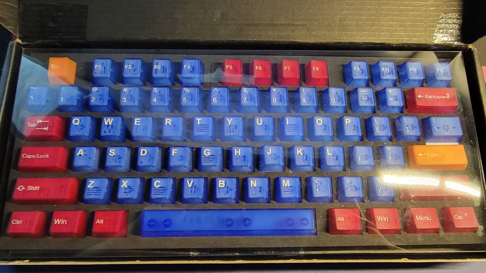 Taihao RBO Cubic ABS Doubleshot Keycap Translucent Cubic Type for mechanical key