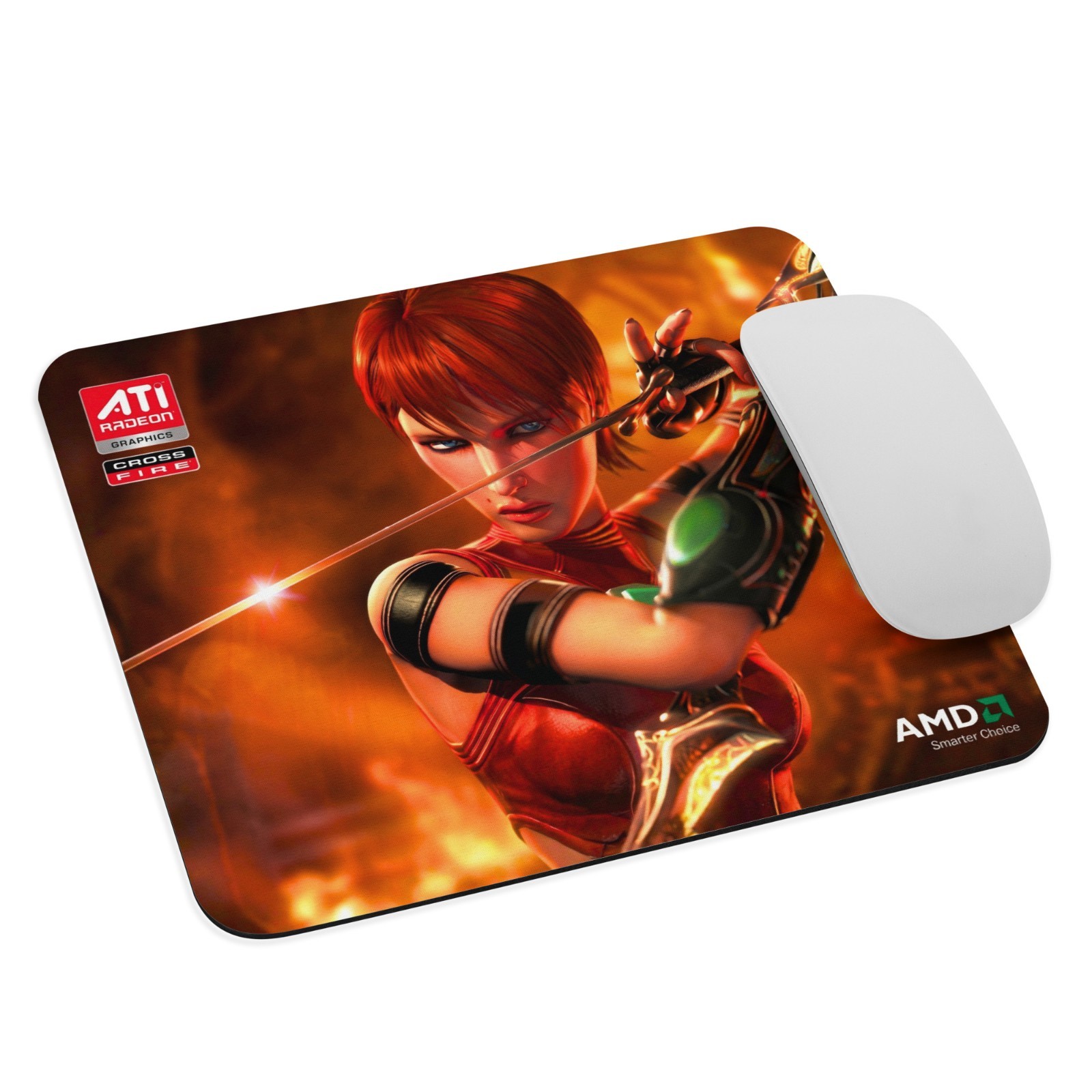 Retro ATI Radeon - Mouse Pad   Gaming Desk Mat 9.5" x 7.75"
