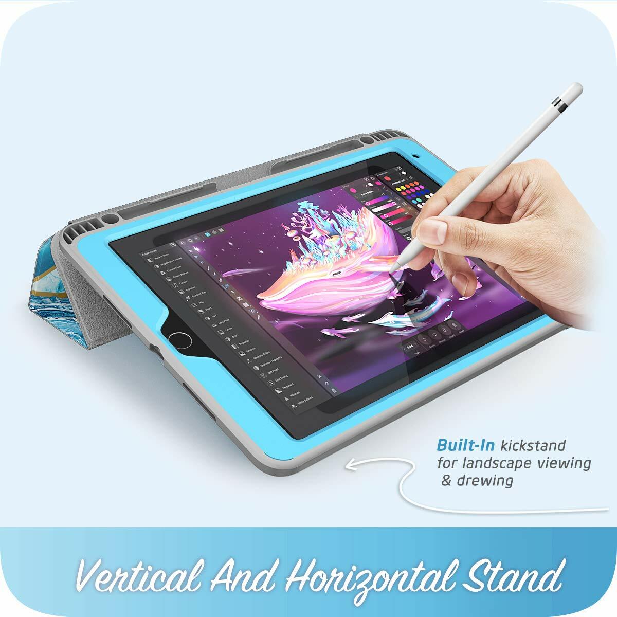 Genuine For iPad 9.7" 10.5" / iPad Air 3, i-Blason Tablet Case w/ Stand Cover US