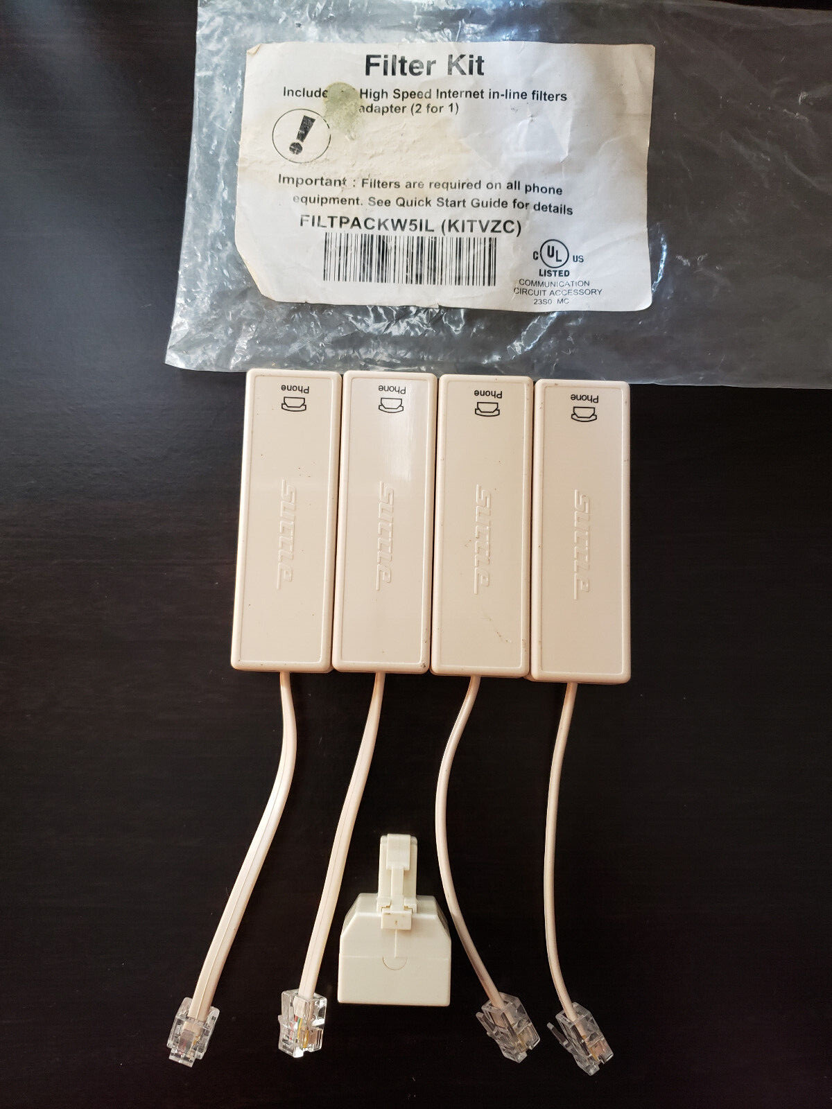 New. Opened Package Suttle High Speed Filter Kit. FILTPACKW5IL (KTVZC)